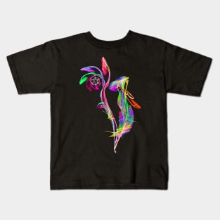 Line Drawings - Cockatoo Kids T-Shirt